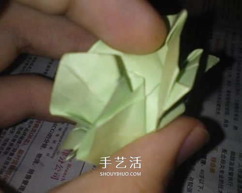 美丽又复杂玫瑰花折纸 NS玫瑰折纸实拍图解 -  www.shouyihuo.com