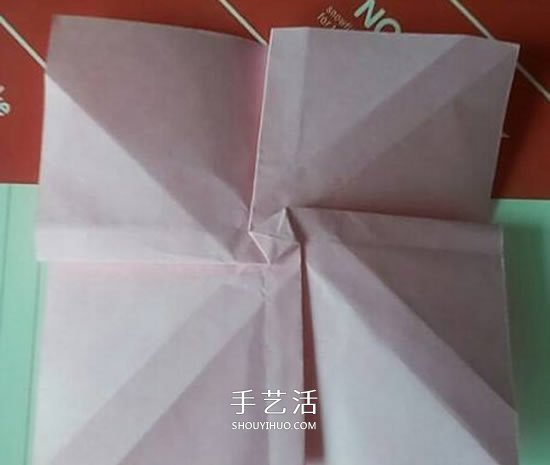 香槟玫瑰的折法图解 折纸香槟玫瑰的方法过程 -  www.shouyihuo.com
