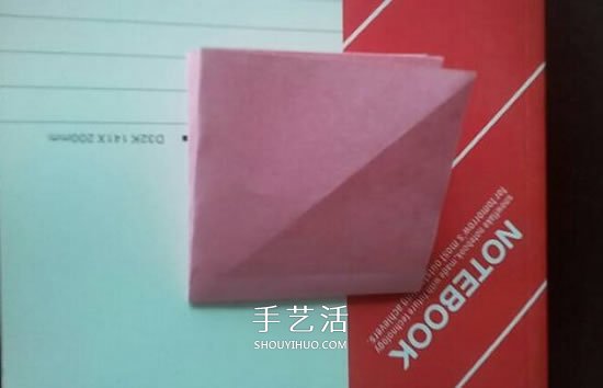 香槟玫瑰的折法图解 折纸香槟玫瑰的方法过程 -  www.shouyihuo.com