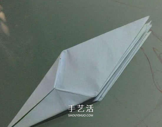 纸百合花的折法图解 折百合花的方法步骤 -  www.shouyihuo.com