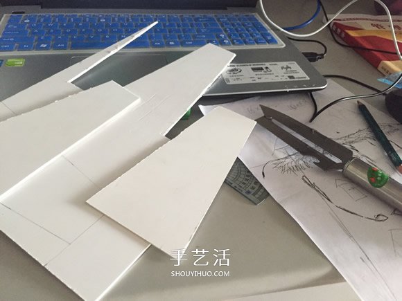 荷兰风车模型制作方法 PVC板做荷兰风车的教程 -  www.shouyihuo.com