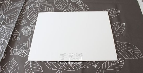 简易不织布装饰画制作 手工布艺装饰画DIY图解 -  www.shouyihuo.com