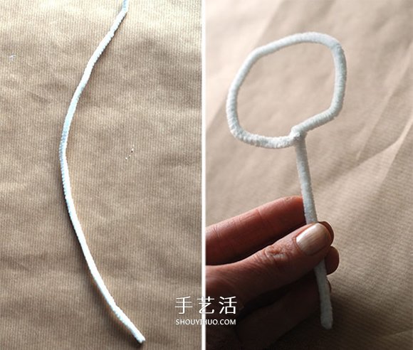 怎么剪纸制作天使挂饰 小天使的做法图解教程 -  www.shouyihuo.com