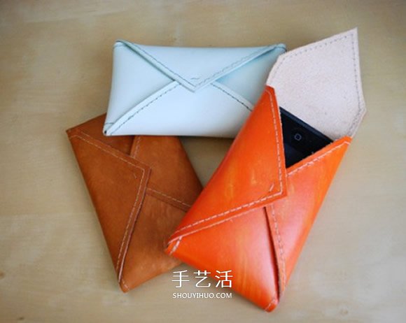 自制皮革手机套的方法 简单皮革做手机套图解 -  www.shouyihuo.com