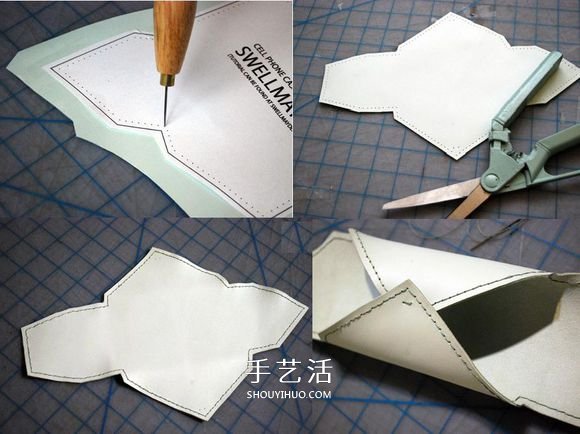 自制皮革手机套的方法 简单皮革做手机套图解 -  www.shouyihuo.com