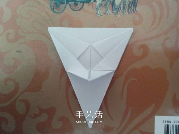 最简单元宝的叠法图解 怎么折纸元宝的方法 -  www.shouyihuo.com