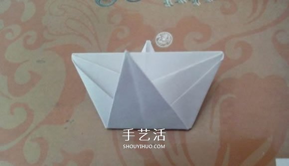 最简单元宝的叠法图解 怎么折纸元宝的方法 -  www.shouyihuo.com