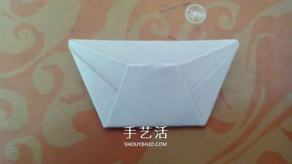 最简单元宝的叠法图解 怎么折纸元宝的方法 -  www.shouyihuo.com