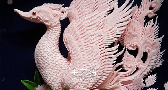 栩栩如生的手工雕像 泰国传统肥皂雕刻作品 -  www.shouyihuo.com