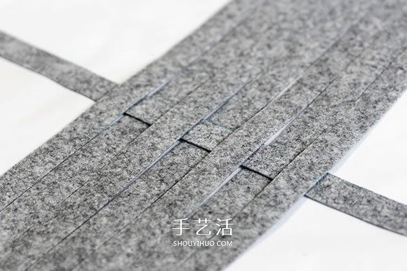布条编织收纳篮图解 布艺收纳篮的编织方法 -  www.shouyihuo.com