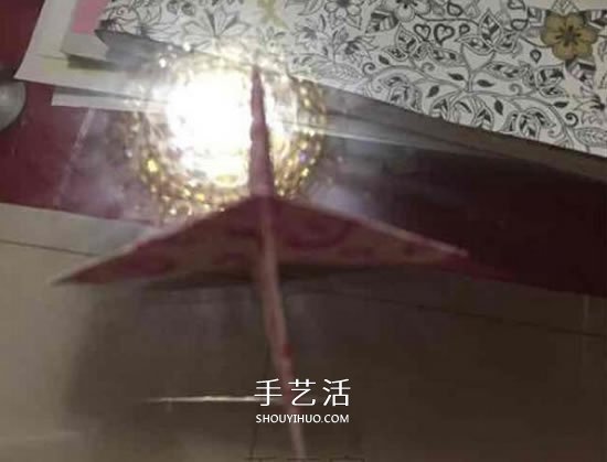 纸陀螺怎么折叠图解 会转的折纸陀螺折法 -  www.shouyihuo.com