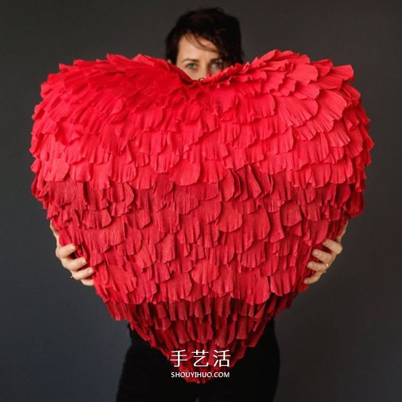 皮纳塔怎么做的图解教程 爱心皮纳塔制作方法 -  www.shouyihuo.com