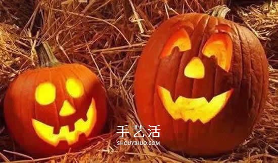 万圣节南瓜灯DIY制作 自制万圣节南瓜灯的方法 -  www.shouyihuo.com