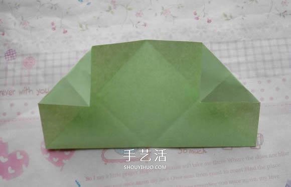 钻石玫瑰的折法图解 怎么折钻石玫瑰的教程 -  www.shouyihuo.com