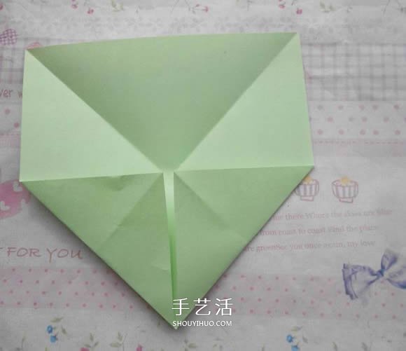 钻石玫瑰的折法图解 怎么折钻石玫瑰的教程 -  www.shouyihuo.com