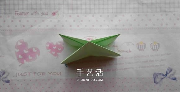 钻石玫瑰的折法图解 怎么折钻石玫瑰的教程 -  www.shouyihuo.com