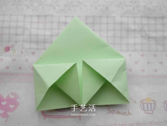 钻石玫瑰的折法图解 怎么折钻石玫瑰的教程 -  www.shouyihuo.com