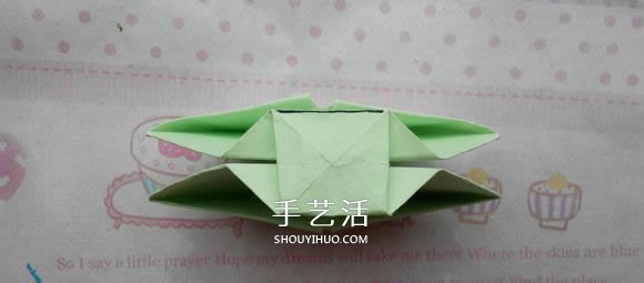 钻石玫瑰的折法图解 怎么折钻石玫瑰的教程 -  www.shouyihuo.com