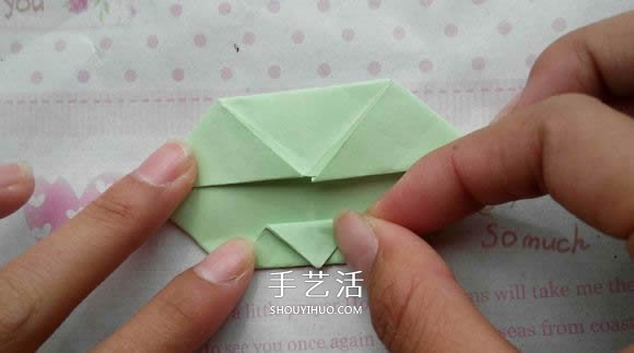 钻石玫瑰的折法图解 怎么折钻石玫瑰的教程 -  www.shouyihuo.com
