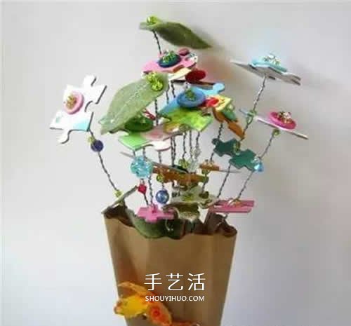 拼图块手工制作大全 废旧拼图再利用的方法 -  www.shouyihuo.com