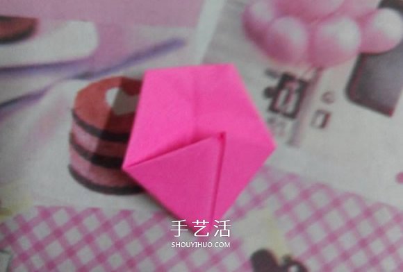折纸樱花的方法图解 组合式樱花折叠步骤图 -  www.shouyihuo.com