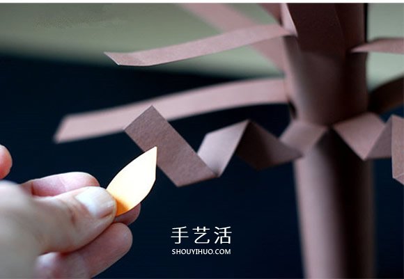 幼儿园大树手工制作 简单立体大树的做法教程 -  www.shouyihuo.com