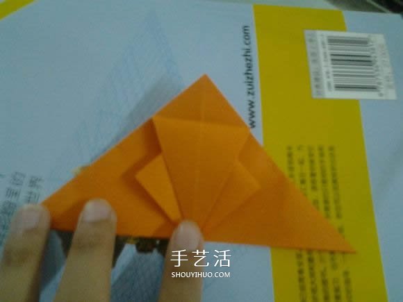 如何折纸蝙蝠的步骤图 蝙蝠的折纸方法图解 -  www.shouyihuo.com