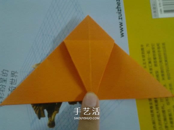 如何折纸蝙蝠的步骤图 蝙蝠的折纸方法图解 -  www.shouyihuo.com