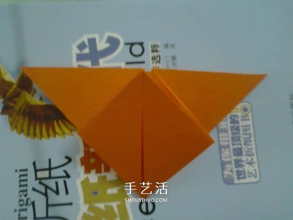 如何折纸蝙蝠的步骤图 蝙蝠的折纸方法图解 -  www.shouyihuo.com