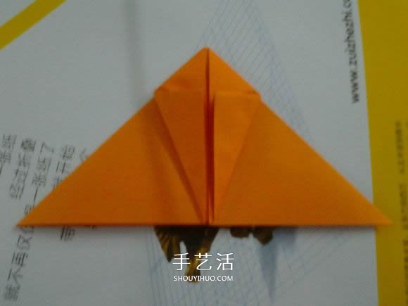 如何折纸蝙蝠的步骤图 蝙蝠的折纸方法图解 -  www.shouyihuo.com