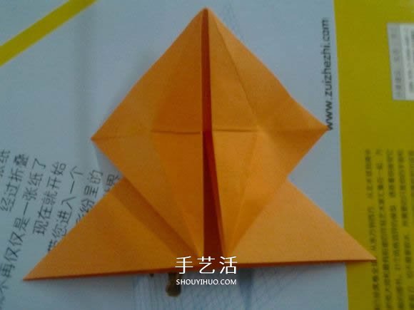 如何折纸蝙蝠的步骤图 蝙蝠的折纸方法图解 -  www.shouyihuo.com