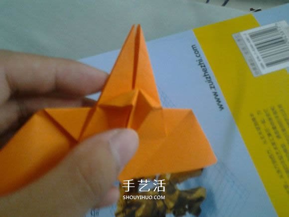 如何折纸蝙蝠的步骤图 蝙蝠的折纸方法图解 -  www.shouyihuo.com