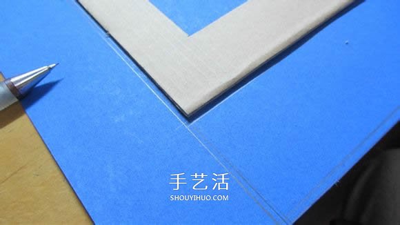 自制纸相框的方法图解 DIY纸相框怎么做教程 -  www.shouyihuo.com