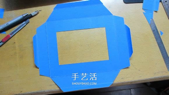 自制纸相框的方法图解 DIY纸相框怎么做教程 -  www.shouyihuo.com