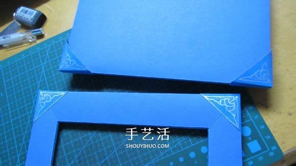 自制纸相框的方法图解 DIY纸相框怎么做教程 -  www.shouyihuo.com