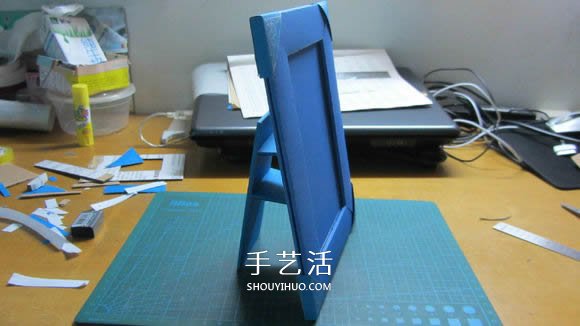 自制纸相框的方法图解 DIY纸相框怎么做教程 -  www.shouyihuo.com