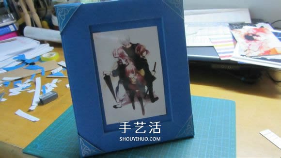 自制纸相框的方法图解 DIY纸相框怎么做教程 -  www.shouyihuo.com