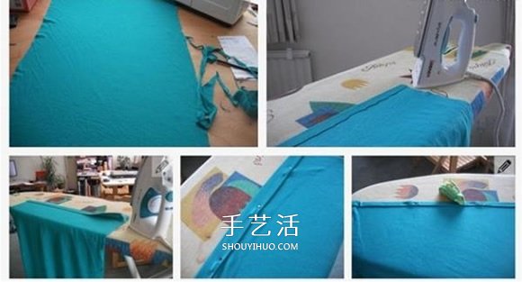 旧T恤改造厨房围裙图解 自制厨房围裙的制作方法 -  www.shouyihuo.com