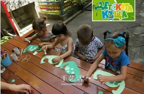 幼儿手工制作恐龙教程 卷纸筒做恐龙的方法 -  www.shouyihuo.com