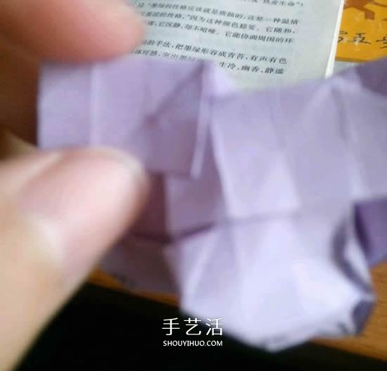 贝利尔玫瑰的折法图解 怎么折纸贝利尔玫瑰 -  www.shouyihuo.com