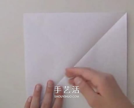 扁平玫瑰花的折法图解 组合式平玫瑰折纸教程 -  www.shouyihuo.com