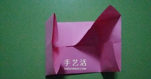 八角花篮的折法图解 怎么四个折纸花篮步骤图 -  www.shouyihuo.com