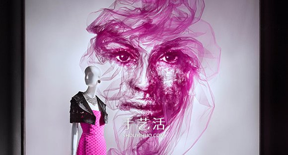 轻柔的薄纱DIY美丽脸庞 打造出一抹优雅风情 -  www.shouyihuo.com