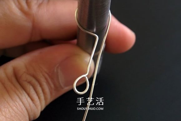 情人节心动项链DIY 金属丝制作爱心项链坠 -  www.shouyihuo.com