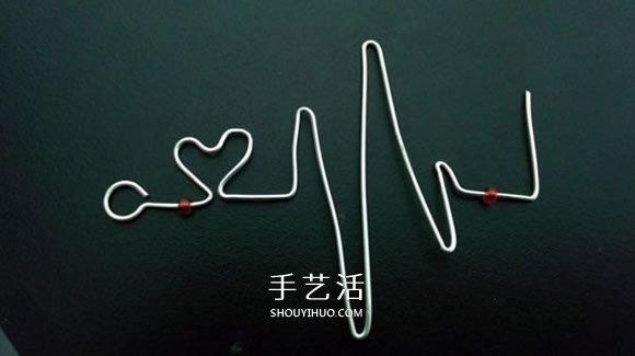 情人节心动项链DIY 金属丝制作爱心项链坠 -  www.shouyihuo.com