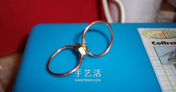 创意情侣戒指DIY 螺丝螺帽制作创意情人节礼物 -  www.shouyihuo.com