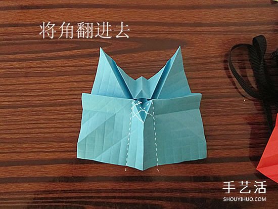 骷髅头的折纸方法图解 怎么折骷髅头的过程 -  www.shouyihuo.com