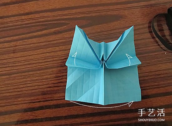骷髅头的折纸方法图解 怎么折骷髅头的过程 -  www.shouyihuo.com