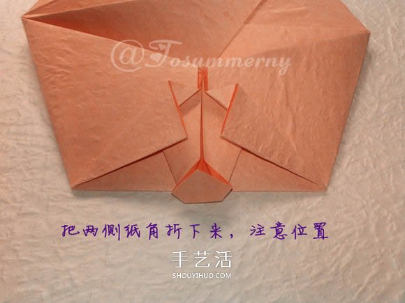 怎么折纸老鼠的图解 立体小老鼠的折法步骤 -  www.shouyihuo.com