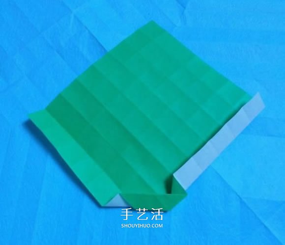 手工小猫的折纸步骤图 可爱小猫的折法图解 -  www.shouyihuo.com